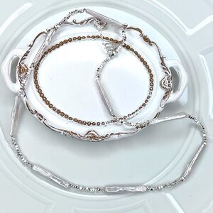 Handmade Freshwater High Quality Keshi Chopstick Pearl Adjustable Necklace